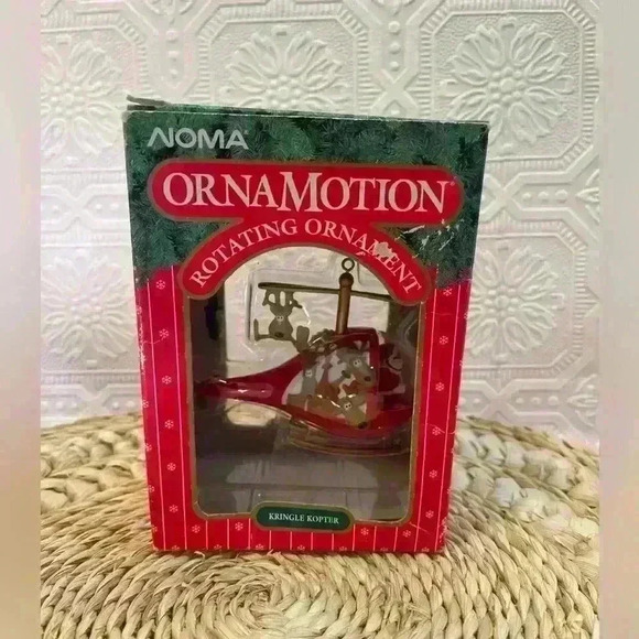 FUN Vintage NOMA Ornamotion Ornament Kringle  Kopter 1989 - Picture 1 of 6